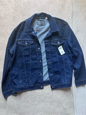Signature Levi Strauss Men's Dark Blue Denim Jacket